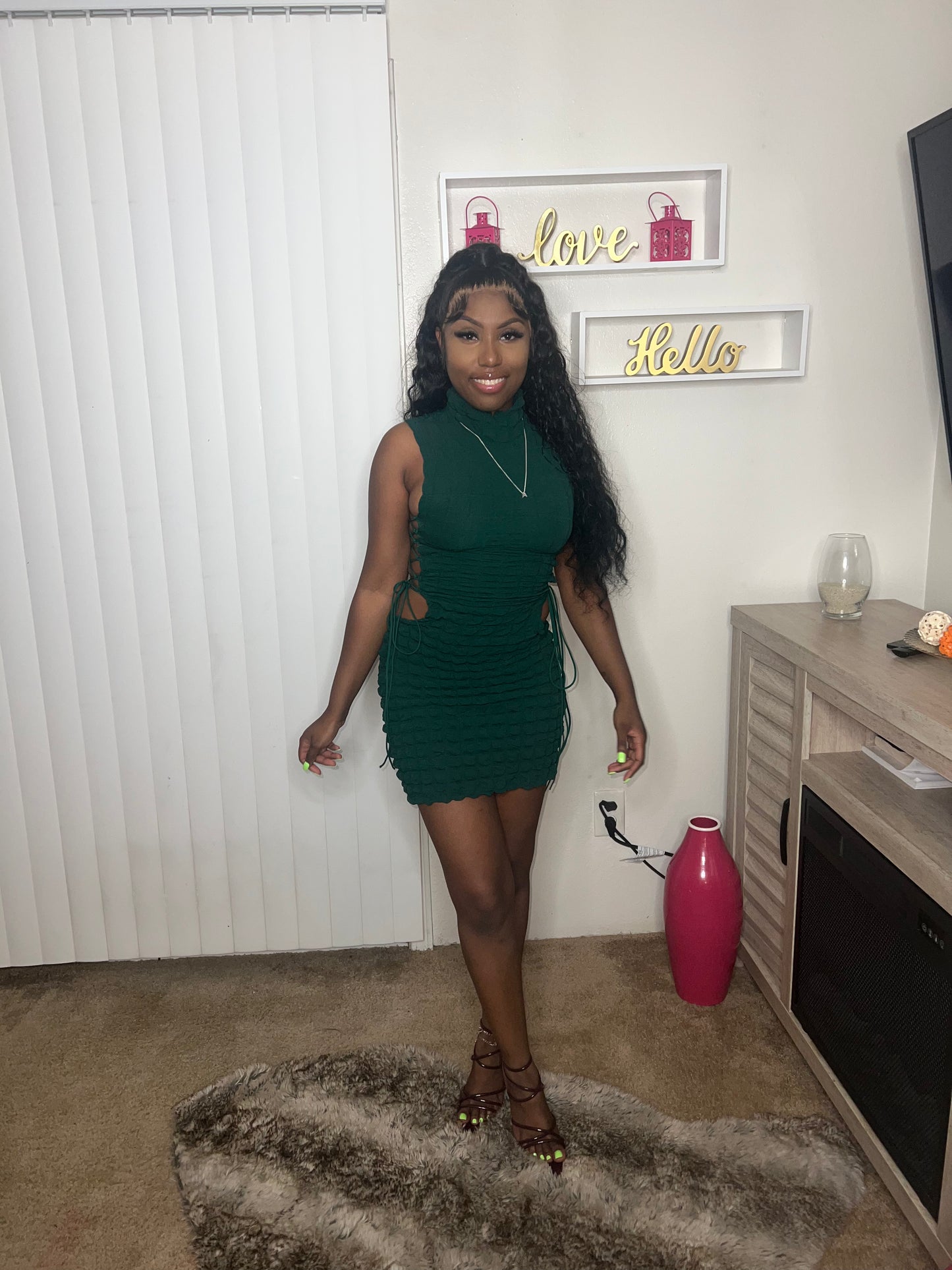 Lace Me Up Dress