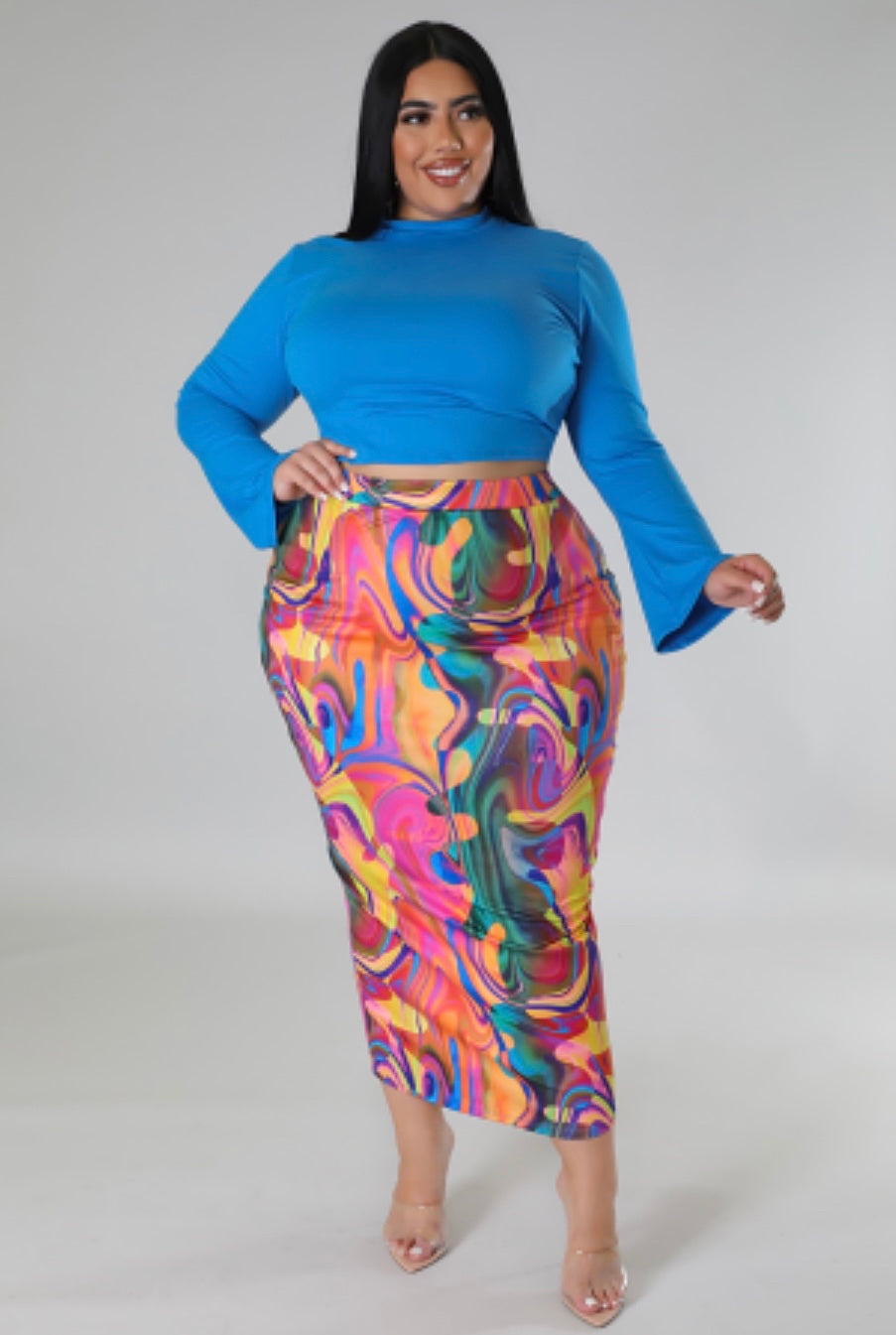 Ari Skirt Set (Plus-Size)