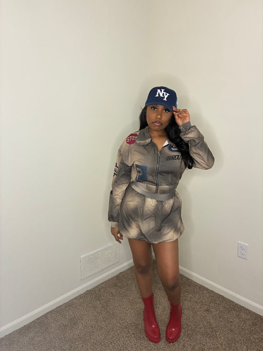 Imani Bomber Jacket & Skirt Set